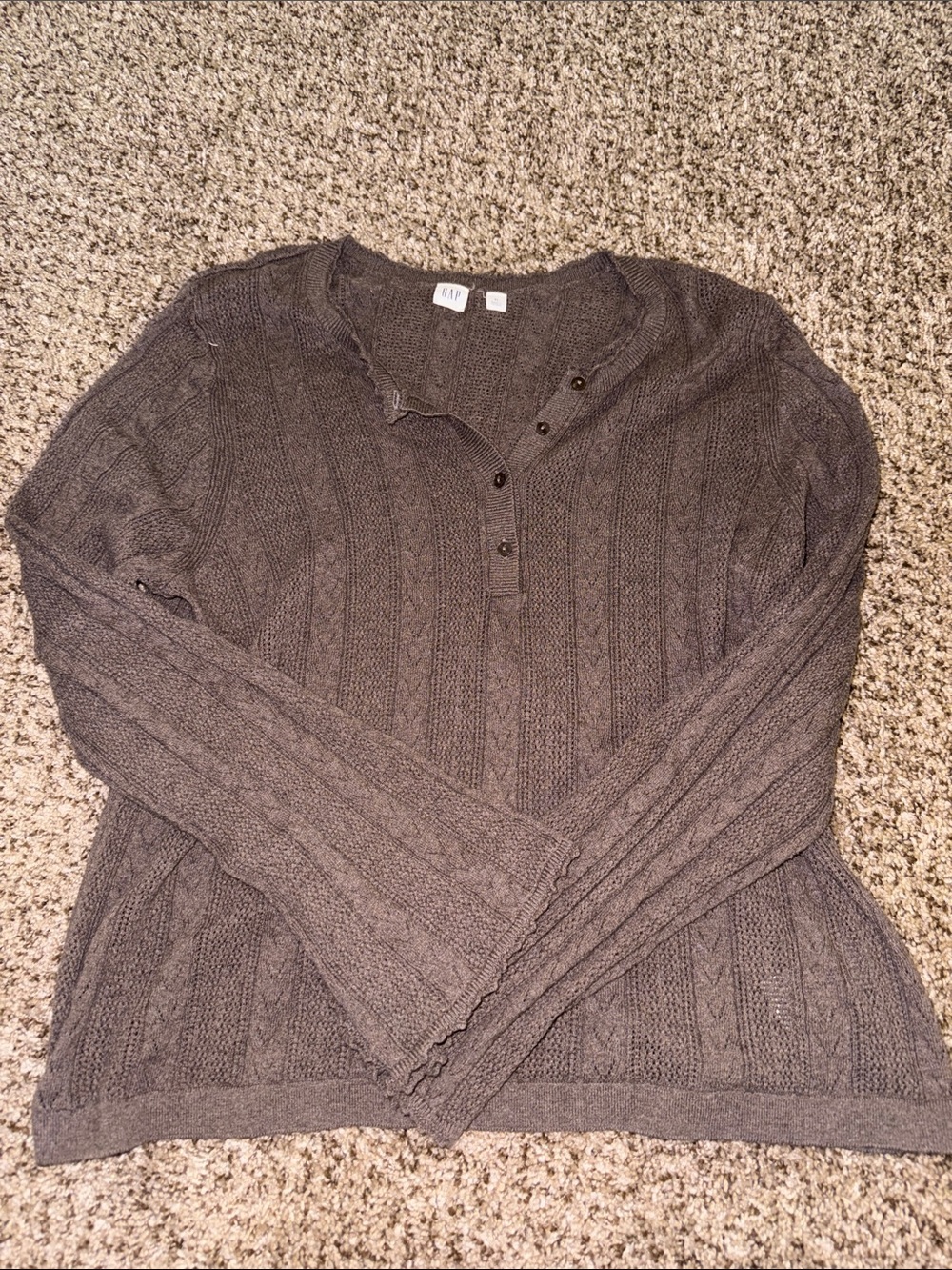 GAP Women's Pointelle Henley